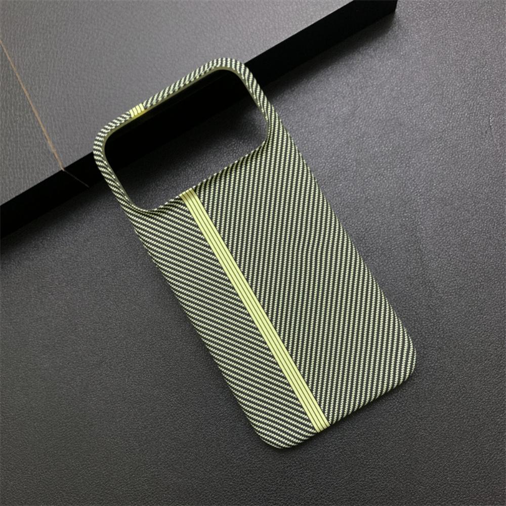 

Carbon Fiber Kevlar Phone Case For iPhone 17 16 15 14 13 12 11 Pro Max Shockproof Protective Thin Hard PC Bumper Cover iPhone 11
