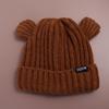 Skull Cap Bear Ears Knitted Hat Beanie Hat Cat Ears Beanie Personality   Winter/Autumn