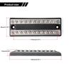 Sammelschiene 100A 5-Kreis Doppel-Sammelschiene Klemmenblock Stromverteilerblock 12V 24V 32V 48V DC Für Auto Wohnmobil LKW Yacht Schiff