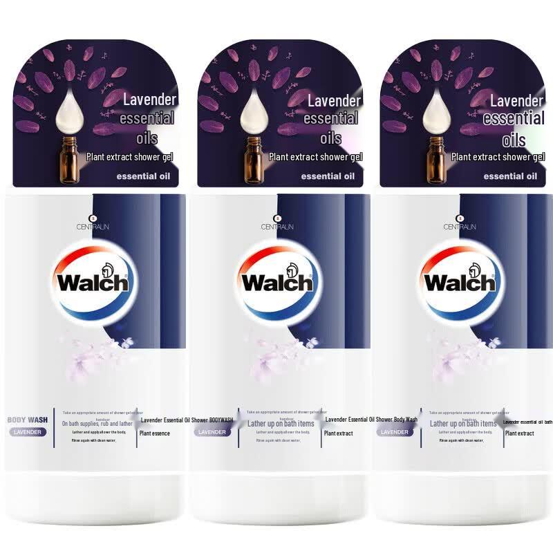 Walch Lavender Essential Oil Shower Gel 3-Pack