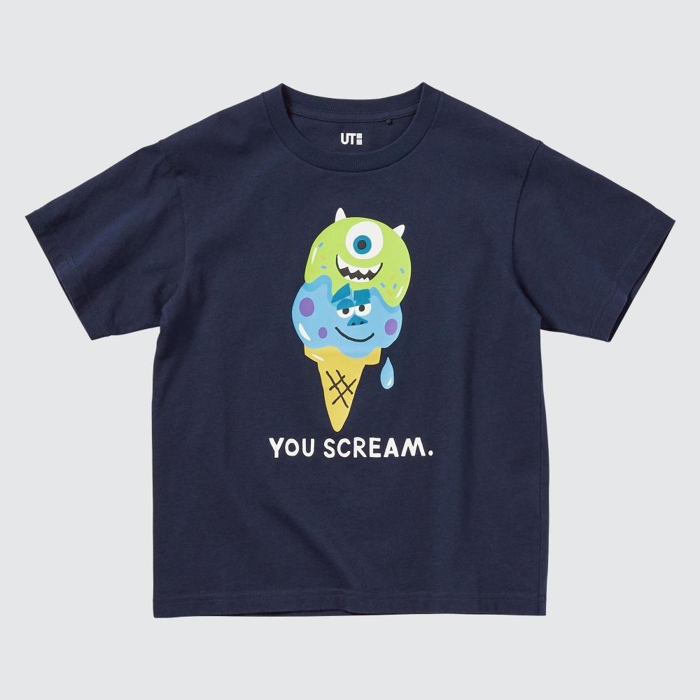 

UNIQLO JAPAN KIDS MAGIC FOR ALL Футболка с рисунком Forever UT с коротким рукавом