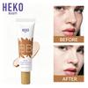 HEKO BEAUTY Waterproof BB Cream Concealer with Brush - Long-Lasting, No Smudge/Transfer Foundation.