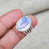 Milky Opal Gemstone Jewelry Handmade 925 Sterling Silver Beautiful Ring For Wedding Gift