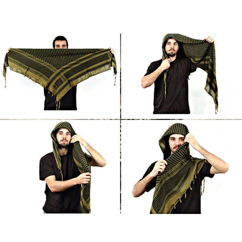 Palestine Arab Scarf Shemagh HeadScarf Ethnic Arabian Dubai Saudi Neckwrap Breathable Desert Headwrap Desert Hijab Scarf