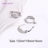 Trendy Brass Earring Hook Accessories 18K Gold Plated Earring Clasps Gold Earrings Earwires DIY Jewelry Accessories Wholesale