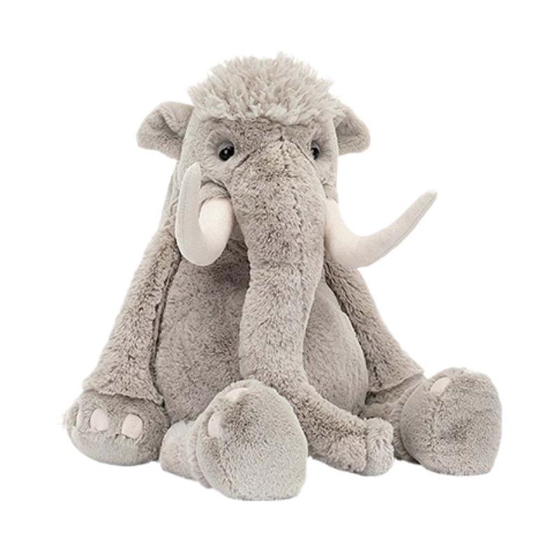 

JELLYCAT Jungle Animal Series Mammoth Cute Doll Plush Doll Sitting Height 49cm High