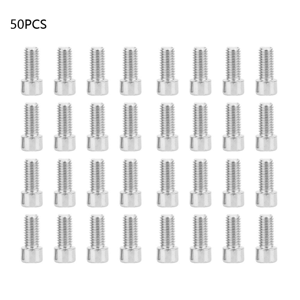 50Pcs Hex Socket   Screw Stainless Steel Cylinder Head Fasteners for Wood Tool