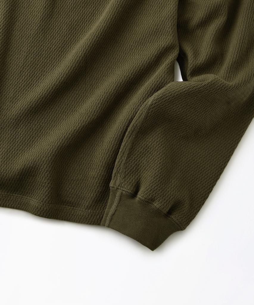 OUTSTANDING Thermal Long Sleeve Tee_Olive