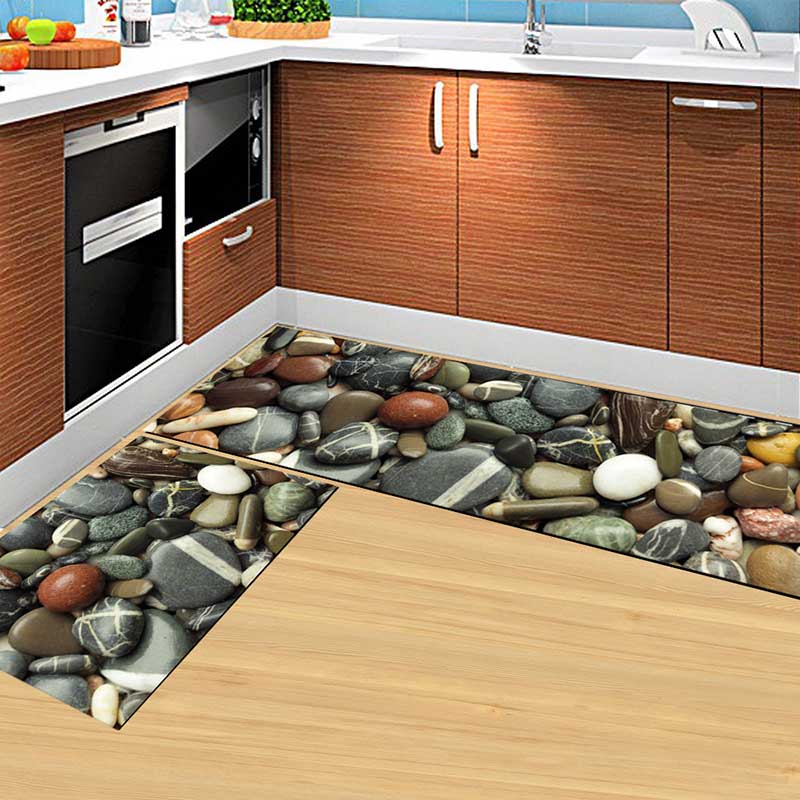 Kitchen Mat Cheaper Anti-slip Modern Area Rugs Living Room Balcony Bathroom Printed Carpet Doormat Hallway Geometric Bath Mat