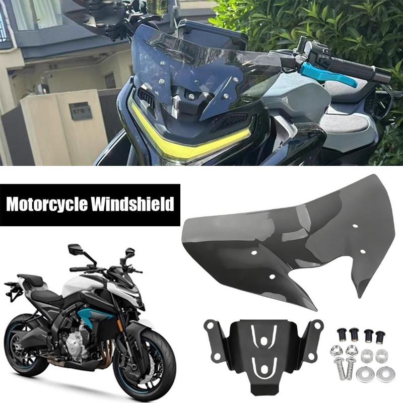 2025 675NK Windshield For CFMOTO 675NK NK675 Air Deflector Fairing Sun Visor Motorcycle Front Windshield Accessories M3B7