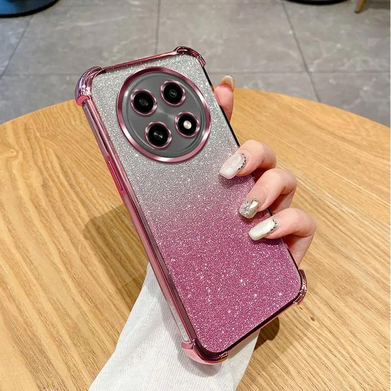 

For Honor Magic 8 Lite Shockproof Case For Honor Magic7 Lite Phone Case For Magic 6 5 Lite Gradient Glitter Silicone Cover For Magic 7 Lite