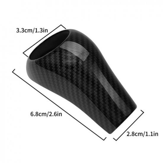 For Mercedes-Benz W204 C E G GLS Class Carbon Fiber Gear Shift Knob Cover Trim