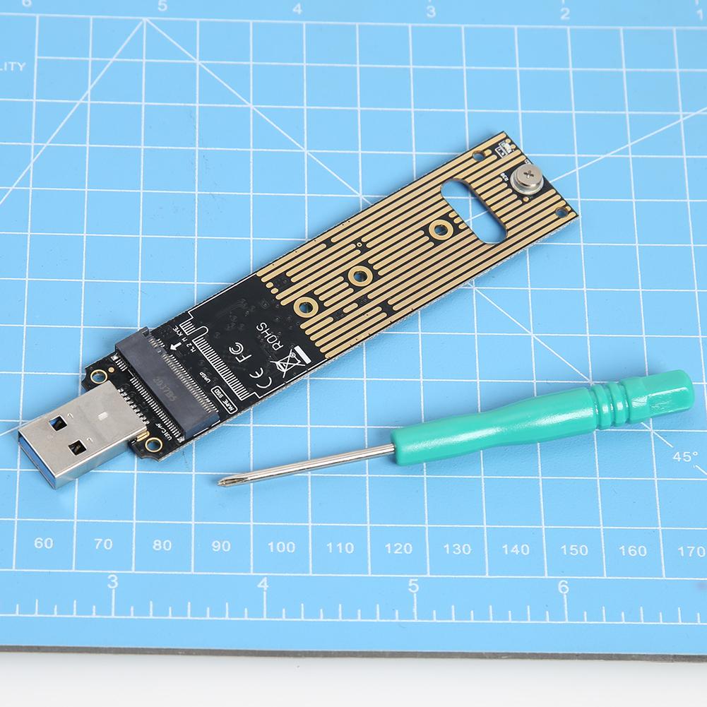 NVMe To USB Adapter 10Gbps M.2 M Key SSD To To USB 3.1 Gen 2 Type A Card