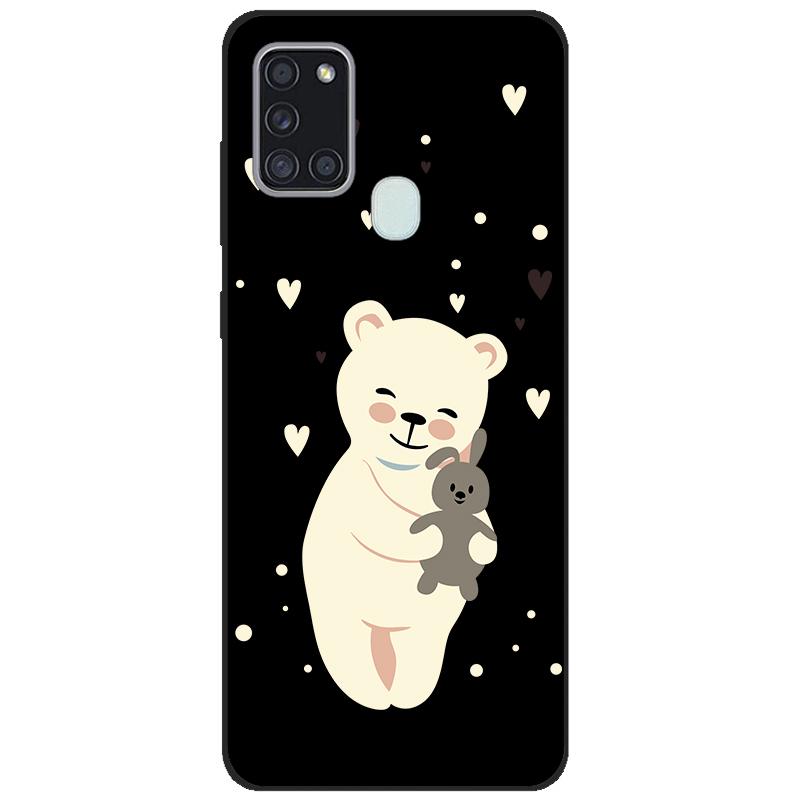 For Samsung A21s SM-A217F/DSN Back Cover tpu Soft Silicone Phone Case For Samsung Galaxy A21s Case Mobile Phone black coque new