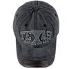 Unisex Vintage Classic Baseball Cap TEXAS Letter Embroidery Washed Cotton Chic Cap For Man Women Outdoor Casual Dad Hats