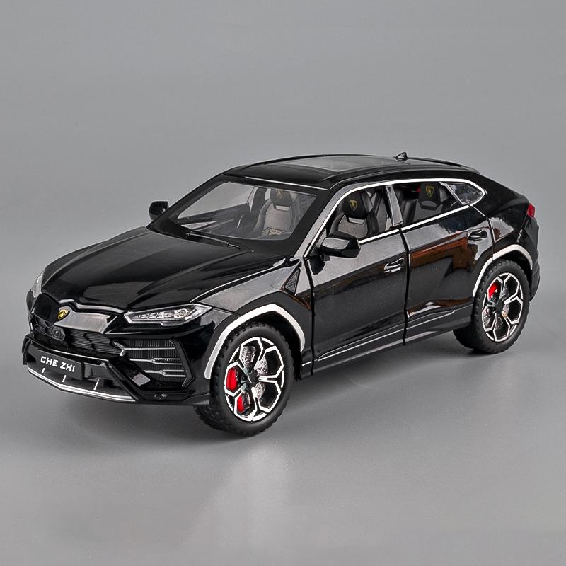1/24 Lambos URUS Bison SUV Coupe Alloy Car Model Sound and Light Simulation Car Decoration Collection Toy Gift