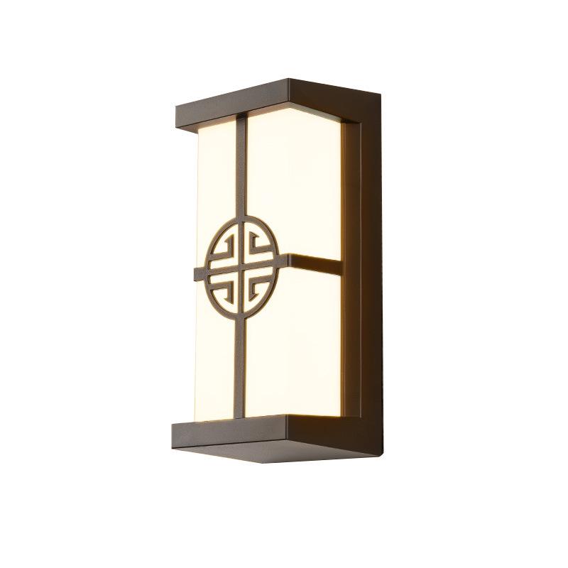 LED Waterproof Outdoor Wall Lamp for Balcony, Villa, Courtyard, and Bedroom - Modern Chinese Style