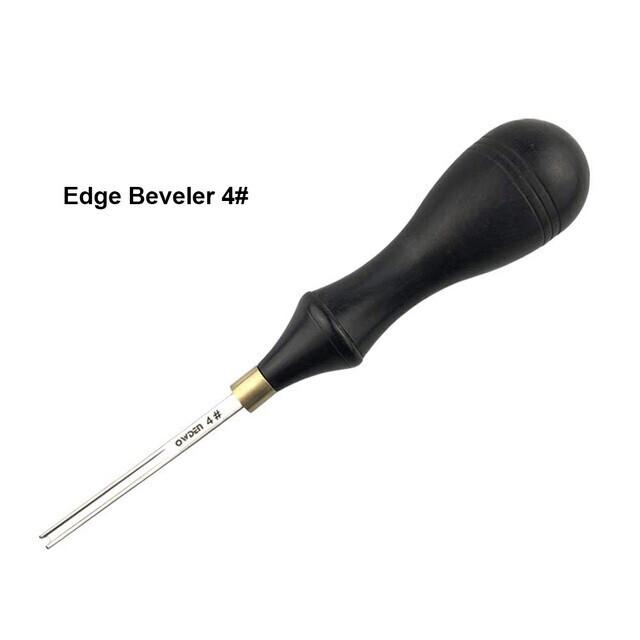 Leather Edge Beveler Tool Leathercraft Tool Leather Skiving Tool DIY Ostrá ořezávací fréza Kožená kulatá fréza