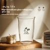 Gianxi Becher Hochborosilikatglas Tasse für den Haushaltsgebrauch Hitzebeständige Wassertasse Damen High Beauty Kaffeetasse