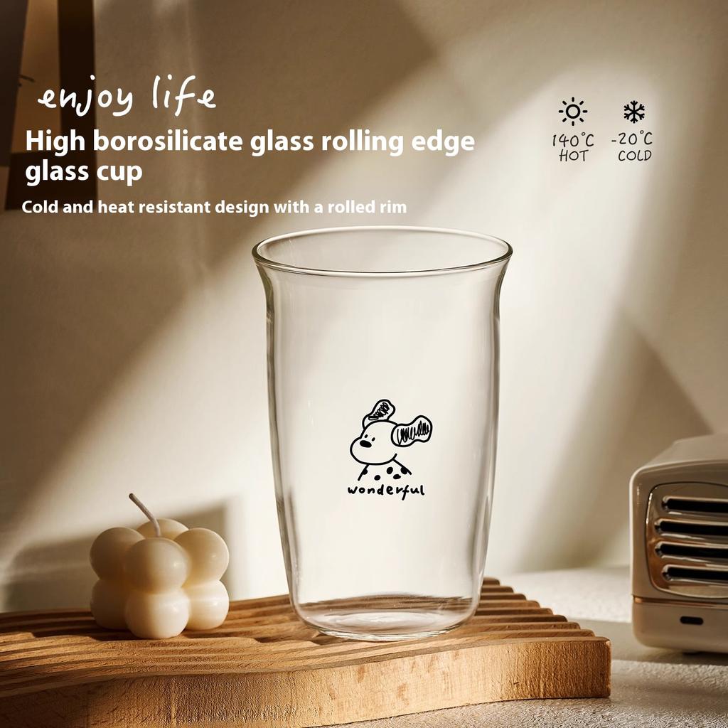 Vaso Gianxi de Vidrio de Borosilicato Alto para Uso Doméstico Resistente al Calor Taza de Agua para Mujeres de Alta Belleza Taza de Café