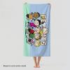Snoopy Quick-Dry Thick Swimming and Beach Towel - Soft, Absorbent, and Perfect for Sports or Fitness
