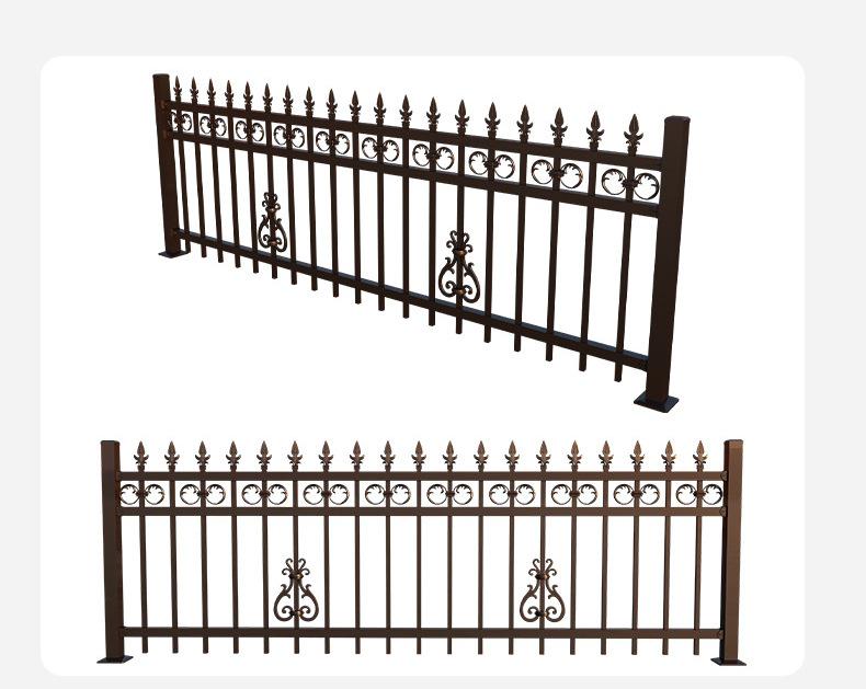 Thickened Zinc Steel Wall & Road Protection Fence for Villas & Communities