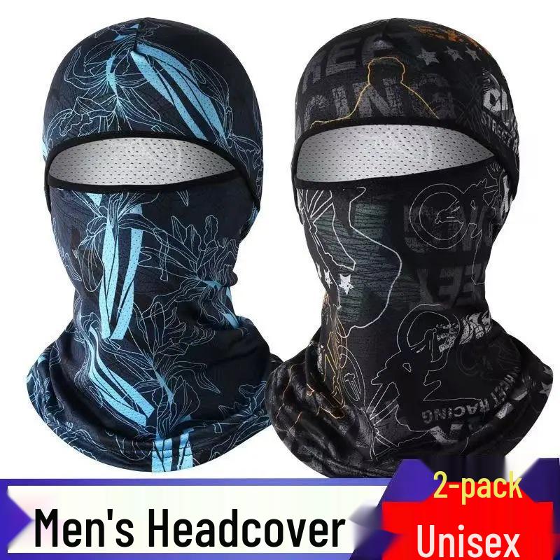 Anti-Burn Ice Silk Welding Headgear: Sweat-Absorbing Full Face & Neck Protection