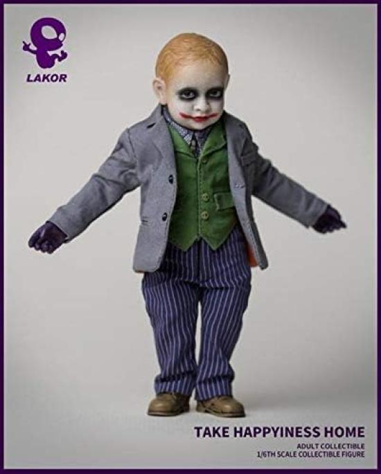 World Box Laker Baby Scale Figure Joker Baby The Dark Knight Movie Child Figure Baby Joker Toy 1/6 2.0