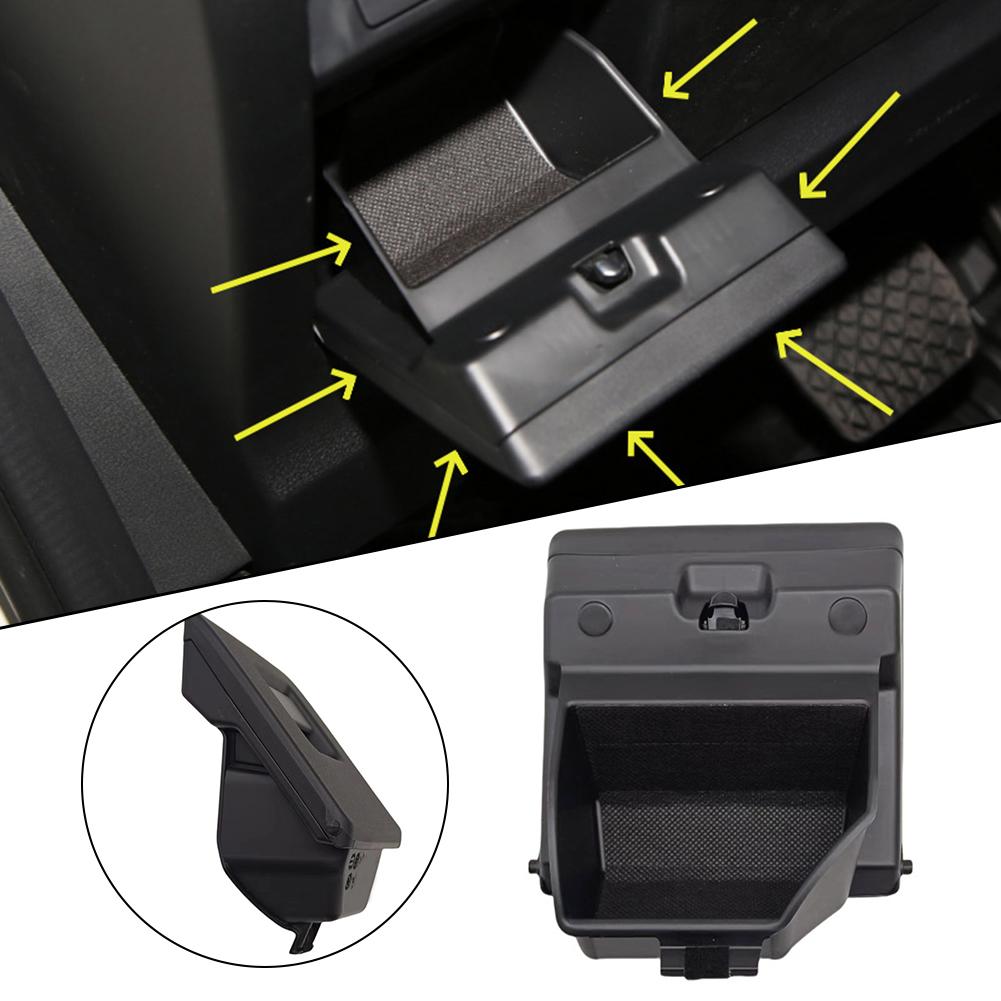 Automotive Accessories Black Front Left Storage Box Compact Car Storage Solution Organizer Wear-resistant Design