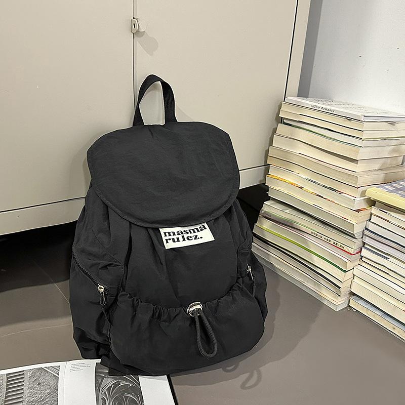 

Backpack Women s Large Capacity New Casual Canvas Student School Bag Outdoor Mountaineering Bag Travel Backpack чёрный