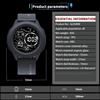 Essentials Men's Digital Watch Shockproof Round Dial 50m Waterproof Light-up Wristwatch for Time Organizing & Meeting