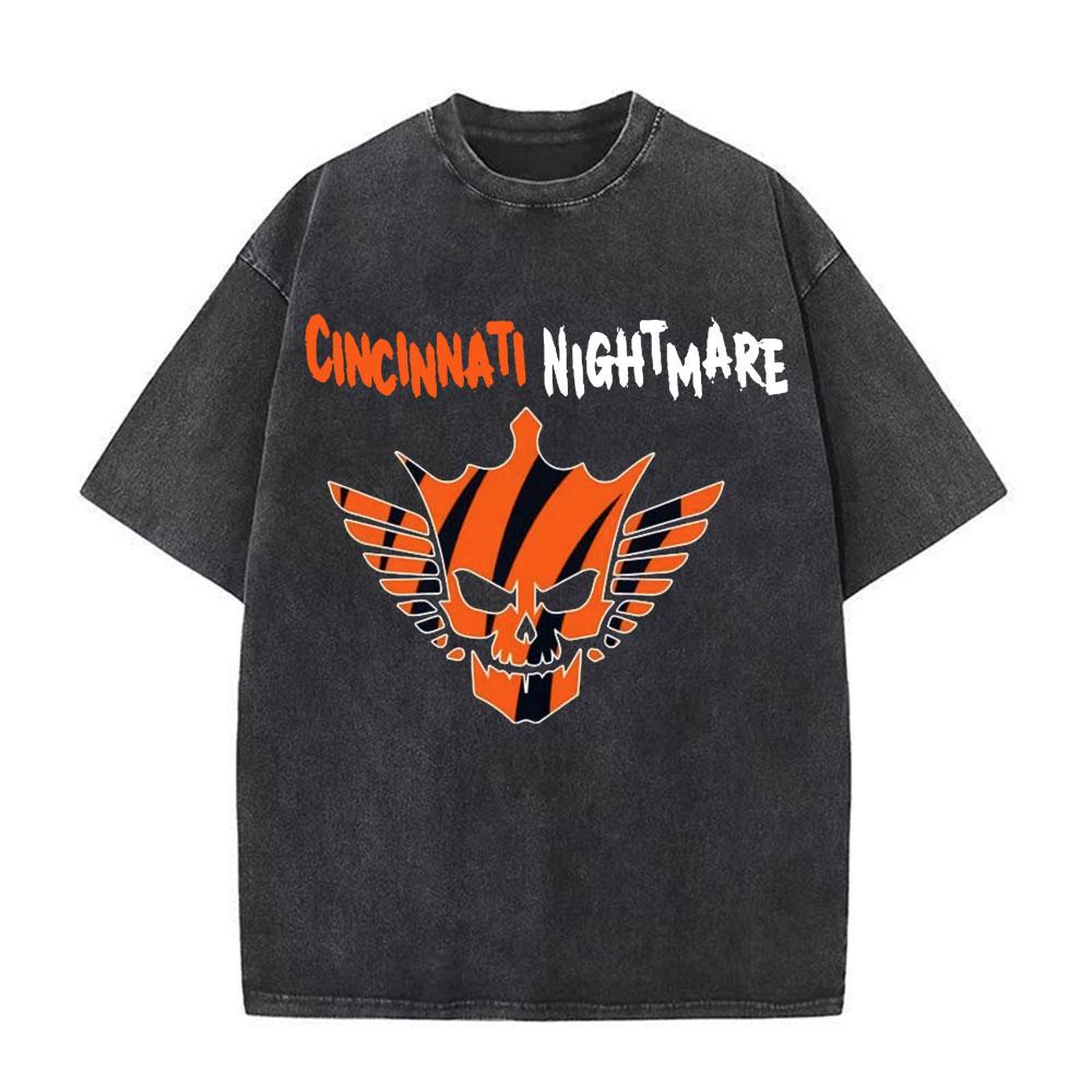 Cody Rhodes The American Nightmare Graphic T Shirt Unisex Women Fashion S Vintage Washed T Shirts Casual Cotton Oversized Tshirt