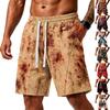 Herren Locker geschnittene Halloween-Shorts mit Taschen Kordelzug Taille Sportliche Freizeitshorts für Sport und Freizeit