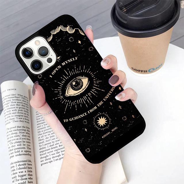 Witches Moon Witchy Mystery Totem Phone Case For iPhone 17 Air 13 12 14 15 16  Cover For Apple Pro Max Plus