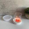 Handmade Candle Holder Molds Concrete Cement Plaster Molds Outdoor Garden Candlestick Silicone Molds Table Decorations