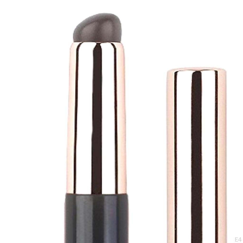 Concealer Brush Lipstick Soft with Tube Protector Round Head Lip Makeup for