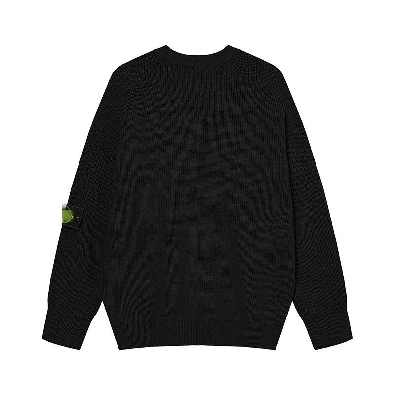 Unisex Autumn/Winter Round Neck High-Quality Knit Pullover Sweater