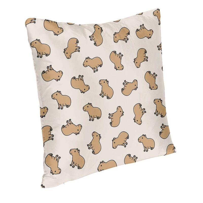 Animal Capybara Pillow Case 45X45Cm Living Room Decoration Nordic Outdoor Cushions Square Pillowcase