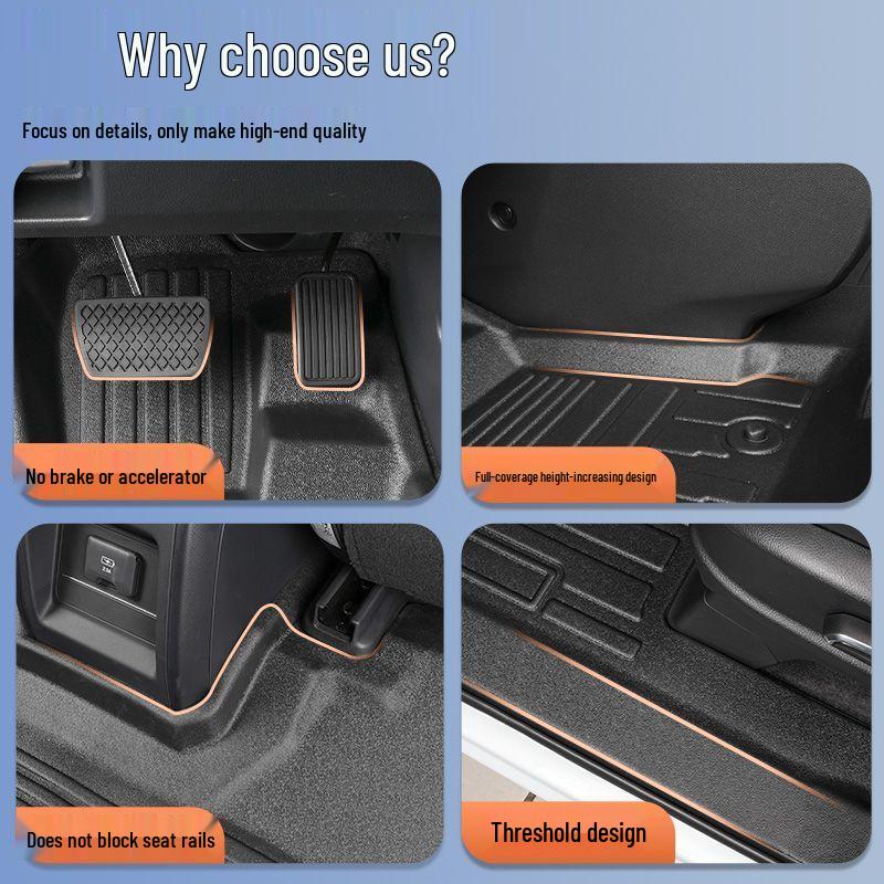 Honda Odyssey Floor Mats, Full Coverage, Models 15-26, Front Row TPE, EHEV Seven-Seater Special GAC