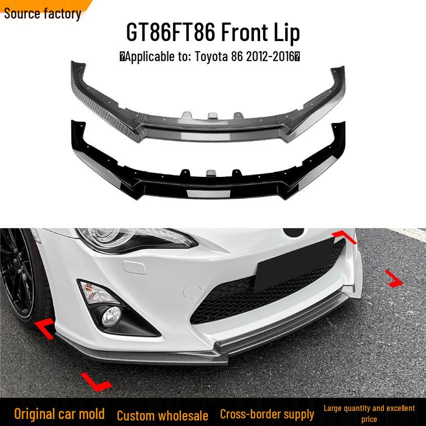 Toyota 86 GT86 FT86 2012-2016 Front Lip Splitter Spoiler Exterior Trim