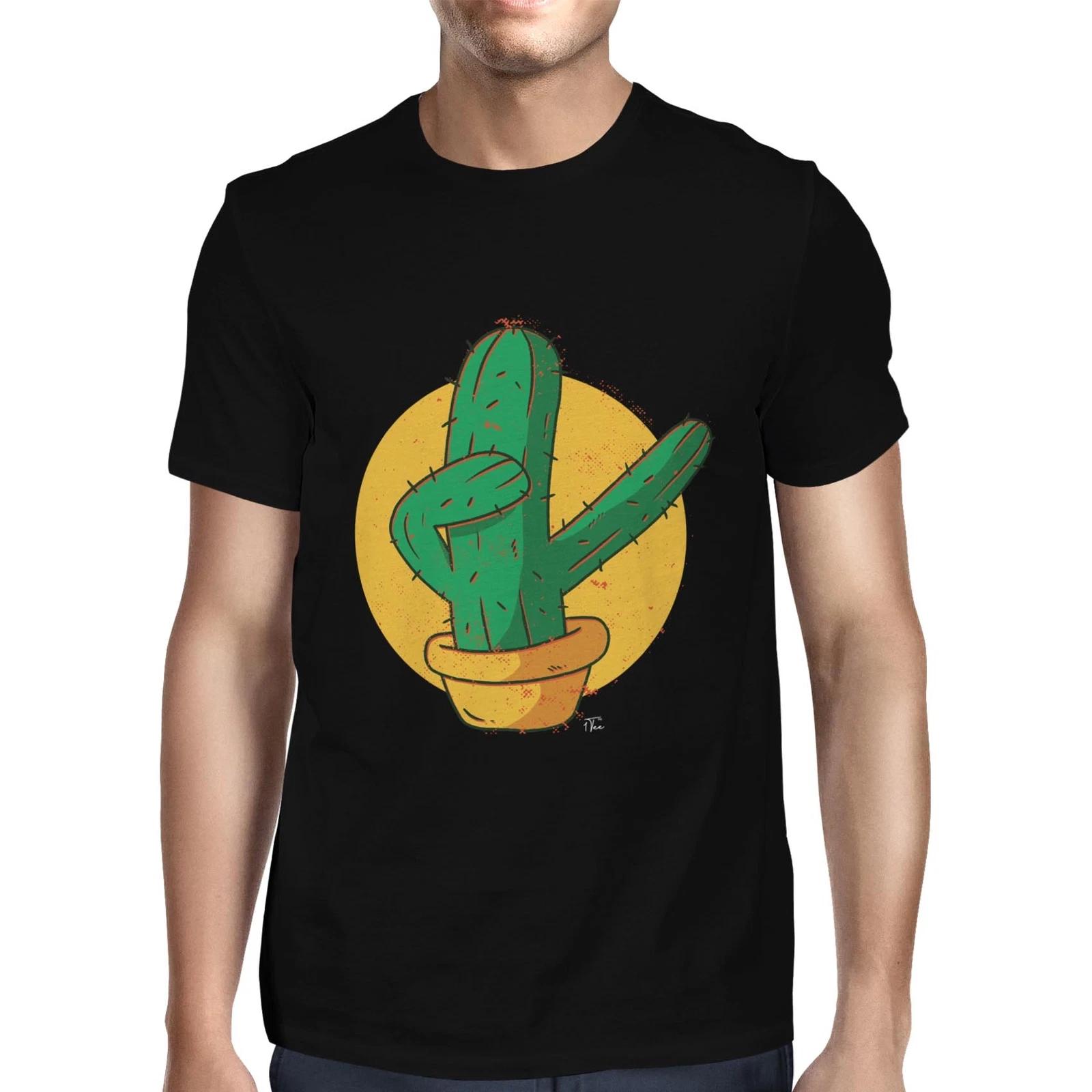 1Tee Mens Cactus Dabbing  T-Shirt XL