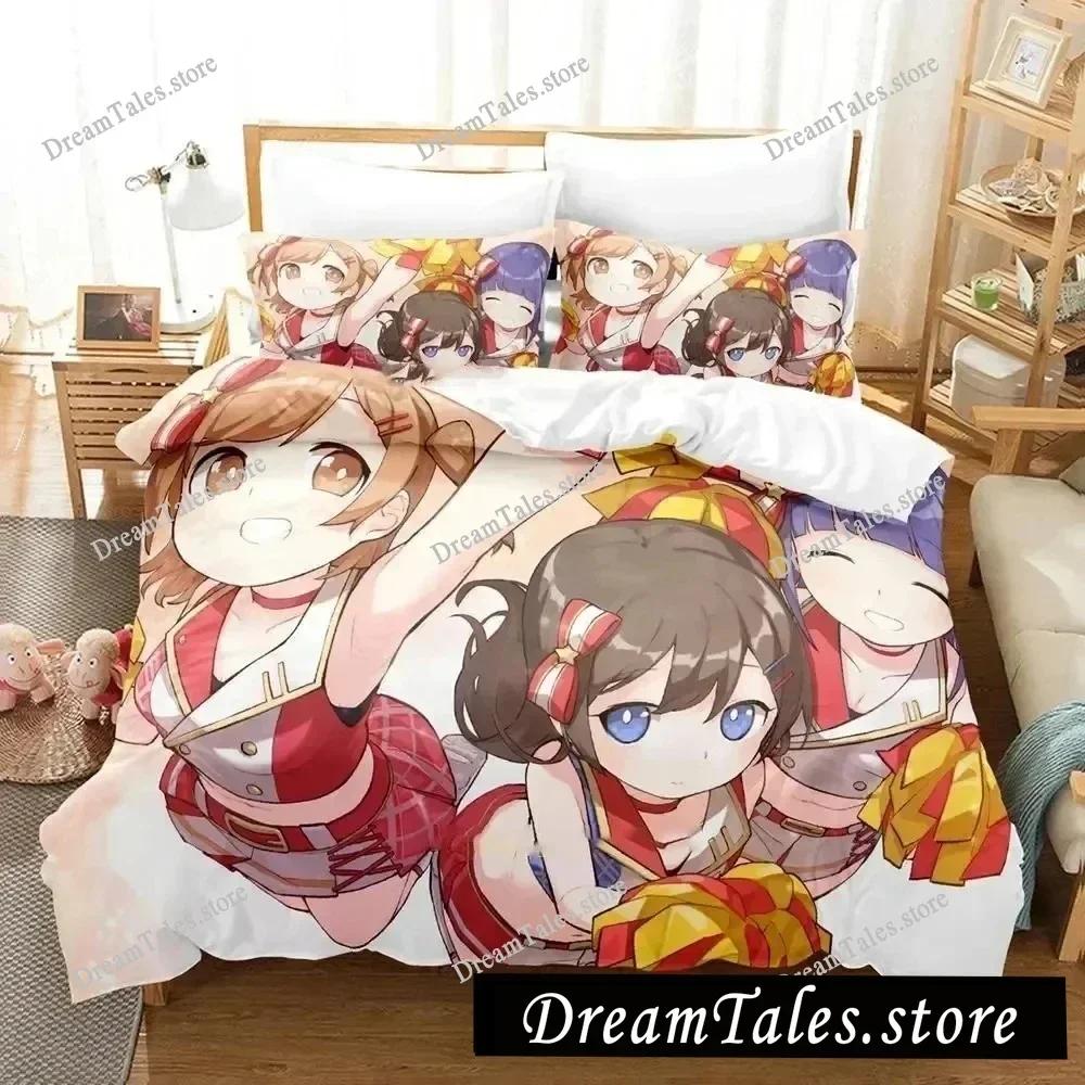3D Printed Anime Revue Starlight Bedding Set Boys Twin Queen Size Duvet Cover Pillowcase Bed Kids Adult Home Textileextile741