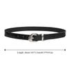 High-End Crocodile Pattern Women's Belt Y2k PU Leather Thin Waist Belt Korean Black Red Dress Jeans Belt For Ladies