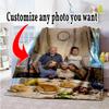 Customize Photos Customize Image Blanket Lightweight Customizable Blanket Soft Warm Cozy Perfect for Office Chair Chair Picnics Sofa