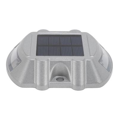 Solar-Straßenkelle Aluminiumlegierung Solarbetrieben Outdoor Wasserdicht Straßenmarkierer 6V 1.8W für Stufen