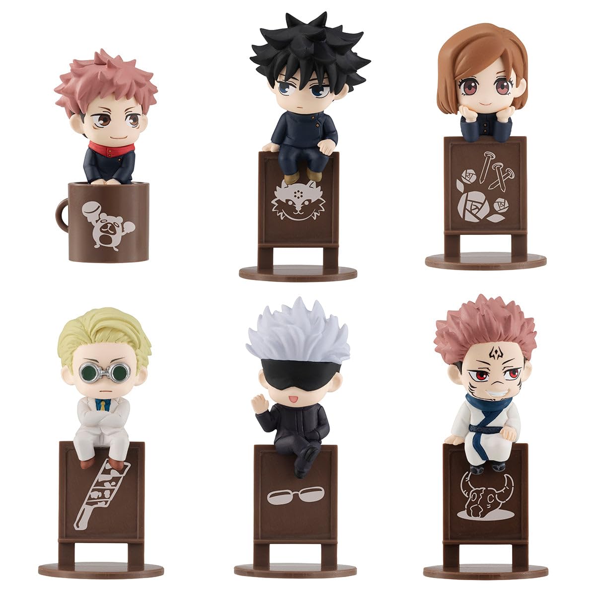 

Jujutsu Kaisen Ochatomo Series 2-Inch Set of 6 Mini PVC Figures