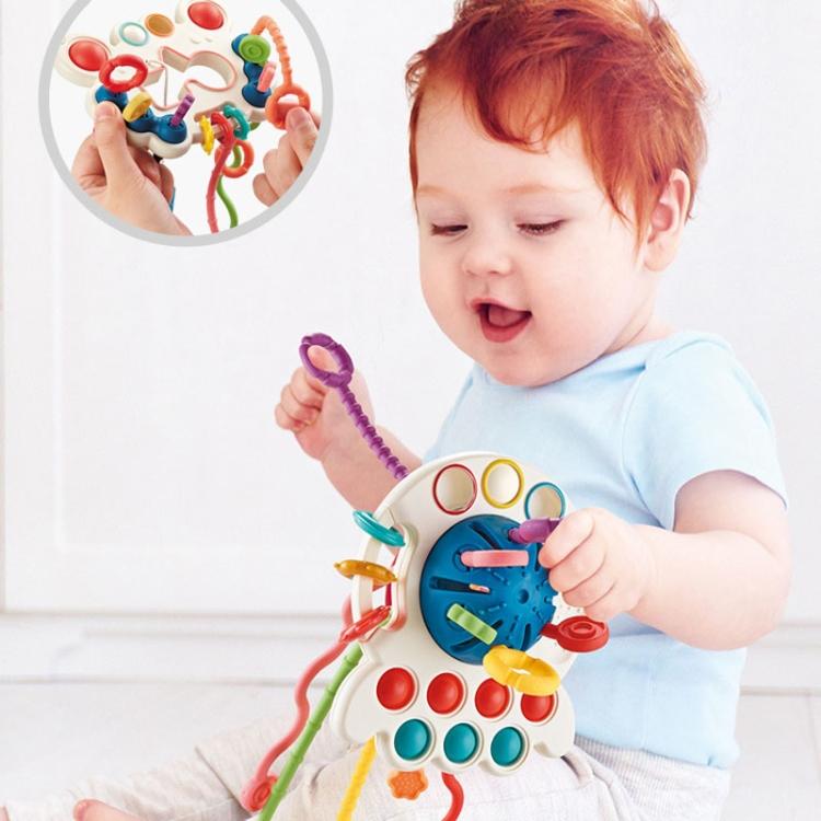 Baby Puzzle Fun Finger Pumping Toys Enlightenment Early Teaching Toys