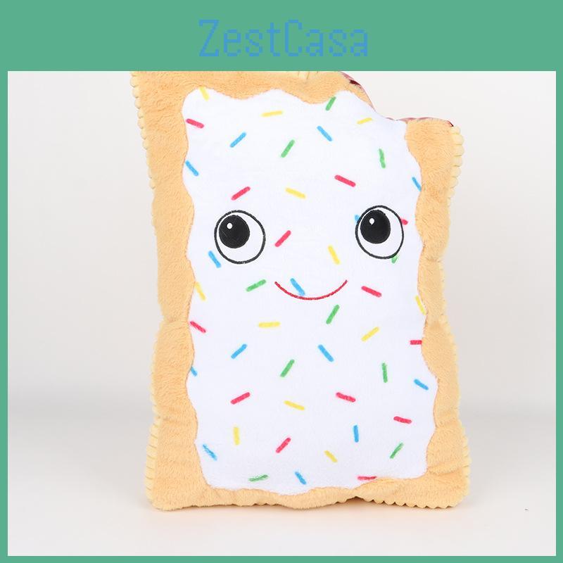 Pastry Toaster White Plush Toy Cartoon Stuffed Doll Cookies Decoration Gift