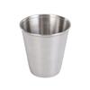 4 PCS Shatterproof Metal Shot Mugs Reusable Wine Cups with Leather Case Outdoor Cups Suitable for Wine Beer and Whiskey