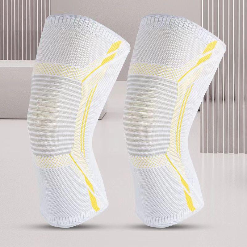 

Sports Knee Pads for Running Anti-Slip Nylon Breathable Knee Protectors for Basketball Football Running and Fitness 2XL